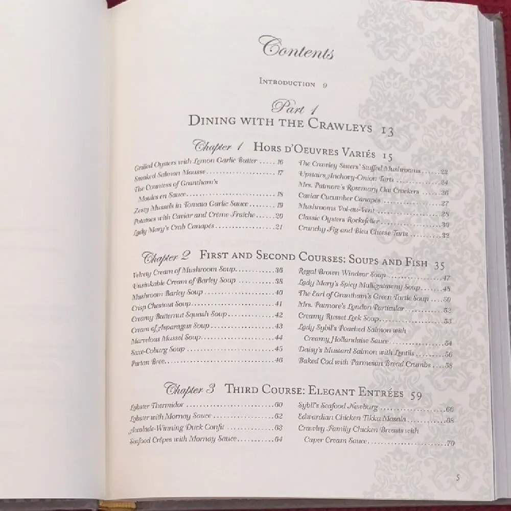 The Unofficial Downton Abbey Cookbook From Upstairs & Down Hardcover NWT-D